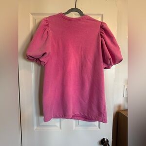 Nasty Gal Fuchsia Puff Sleeve mini dress